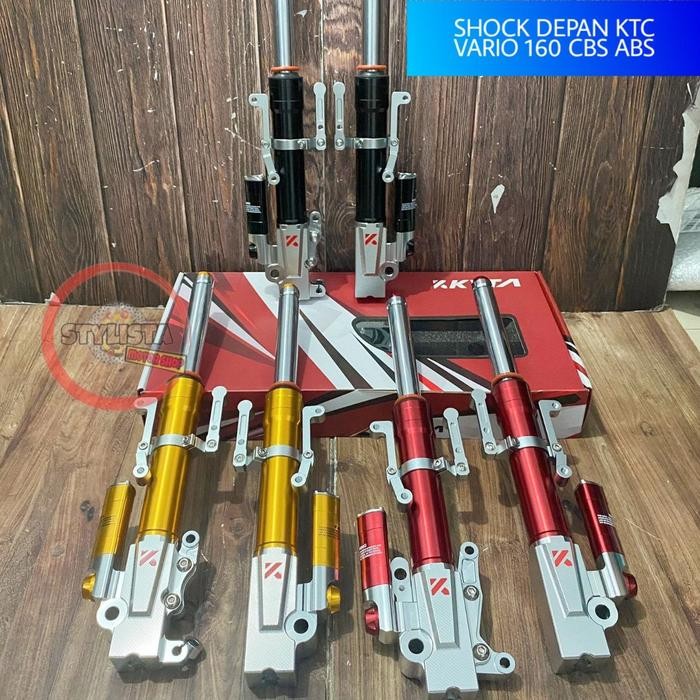 SHOCK DEPAN KTC KYTA VARIO 160 SFF-27 UPSIDE DOWN VARIO 160 CBS ABS SHOCK DEPAN KTC ORIGINAL Gold
