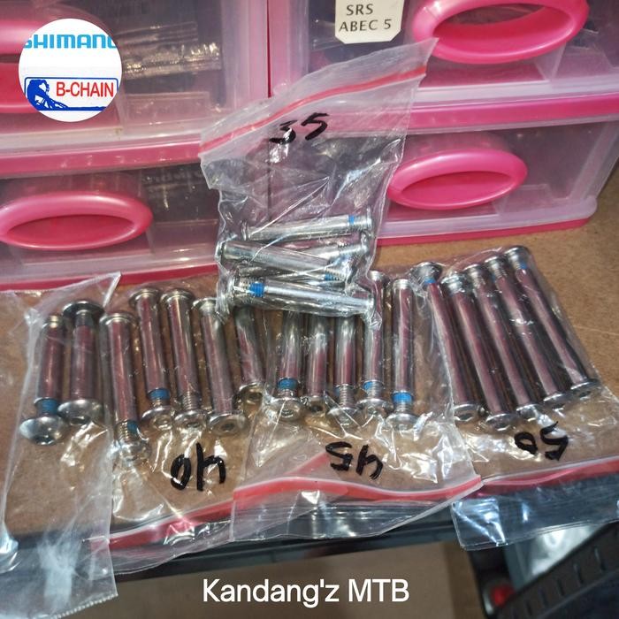 United Motion - Baut Rear Shock Sepeda 8Mm X 30Mm 33Mm 35Mm 40Mm 45Mm 50Mm Shock Mounting Bolt