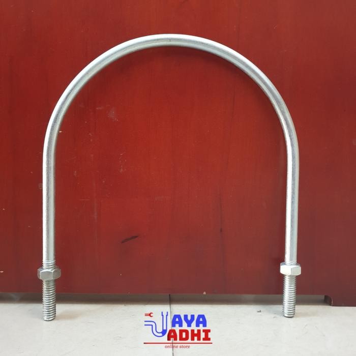 *:*:*:*:*] Klem Pipa Clamp U Bolt 6" - Galvanis