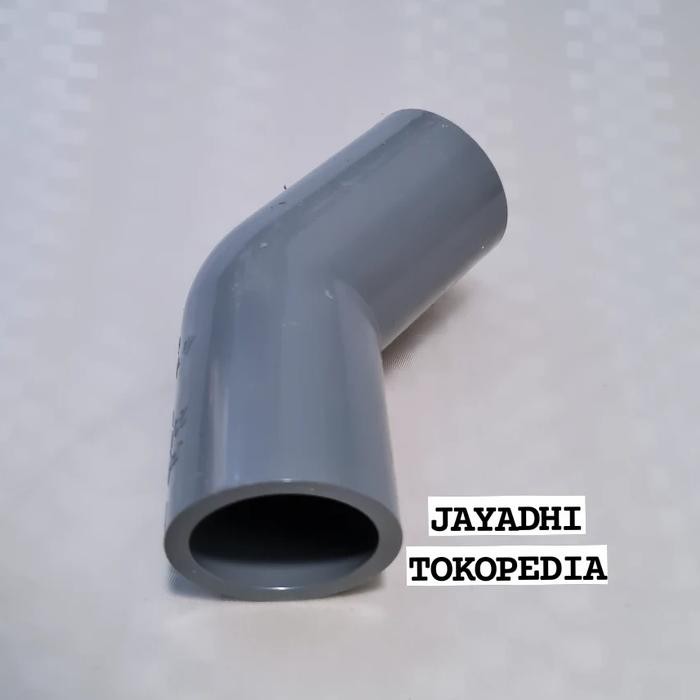 Kualitas terbaik] PVC Knee 45 derajat 3/4" AW - Elbow 45 3/4 inch