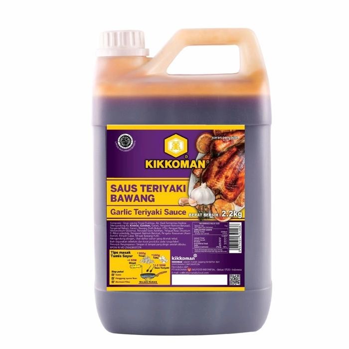 

Kikkoman Saus Teriyaki Bawang Garlic Teriyaki Sauce 2.2 kg