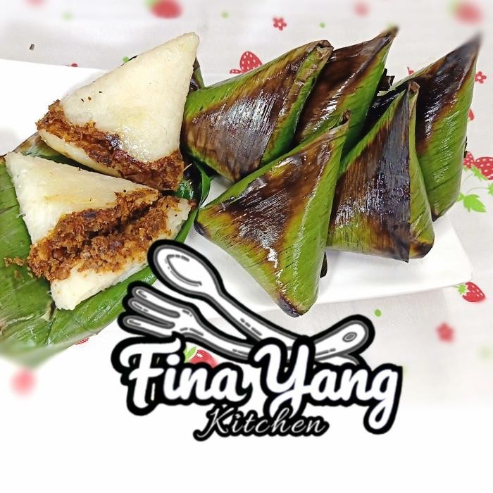 

pengkang isi ebi, ketan ebi