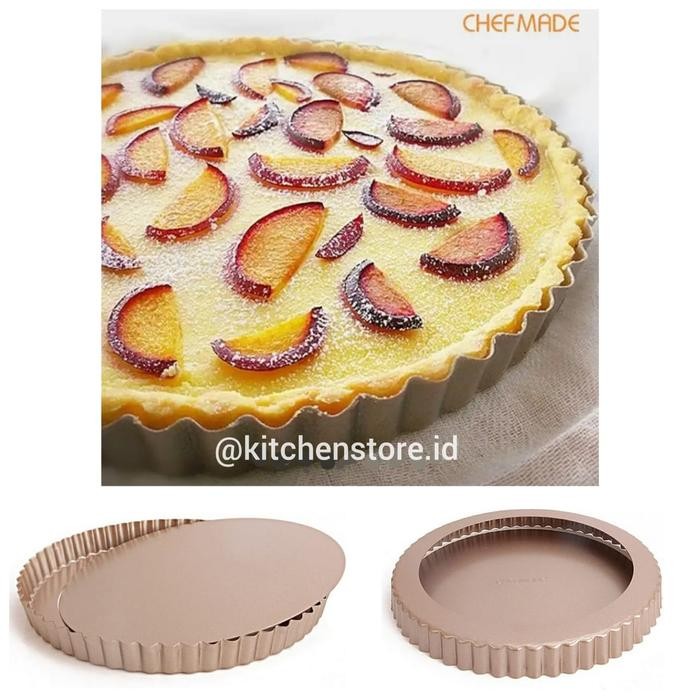 Loyang Pizza Pie Quiche Chefmade / Chefmade Quiche Pie Pan WK906 -9.5"