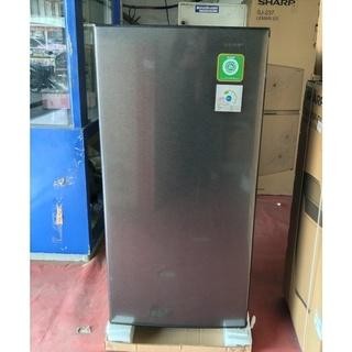 Kulkas 1 Pintu Sharp 182 N Hs Rak Kaca Tinggi 120Cm 166 Liter Hitam