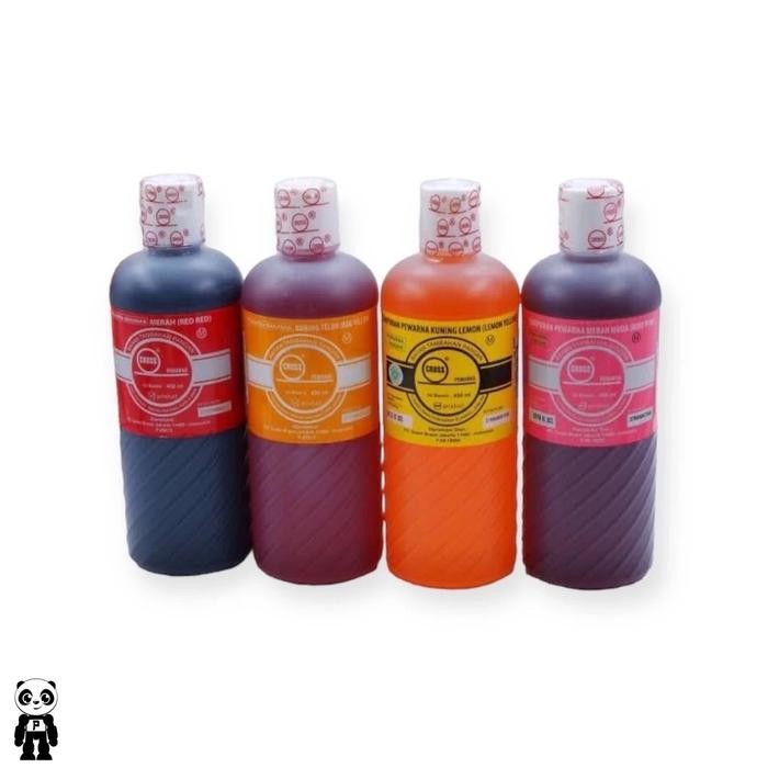 

Cross Pewarna Makanan Berbasis Minyak 450ml Oil Based Food Coloring Cokelat Hijau Kuning Ungu Biru
