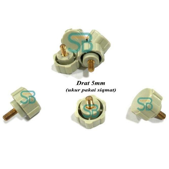 Hot Sale Baut Bidangan Drat 5Mm Mesin Bordir (B) Baut Bidangan Tajima Swf Baut Pembidangan Mesin