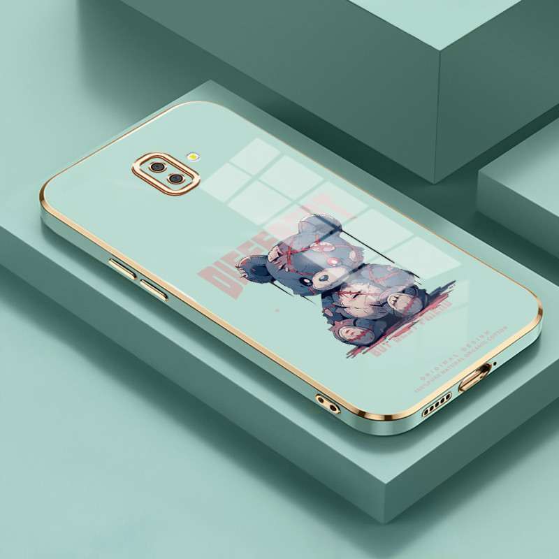 Casing Untuk Samsung Galaxy J6 Plus 2018 J6 Prime 2018 J4 4G J2 4G Case Casing Boneka beruang yang r
