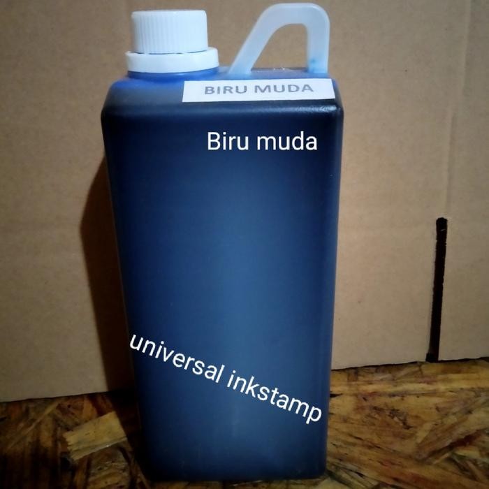 

Tinta Stempel Flash Warna Biru Muda 1 Liter
