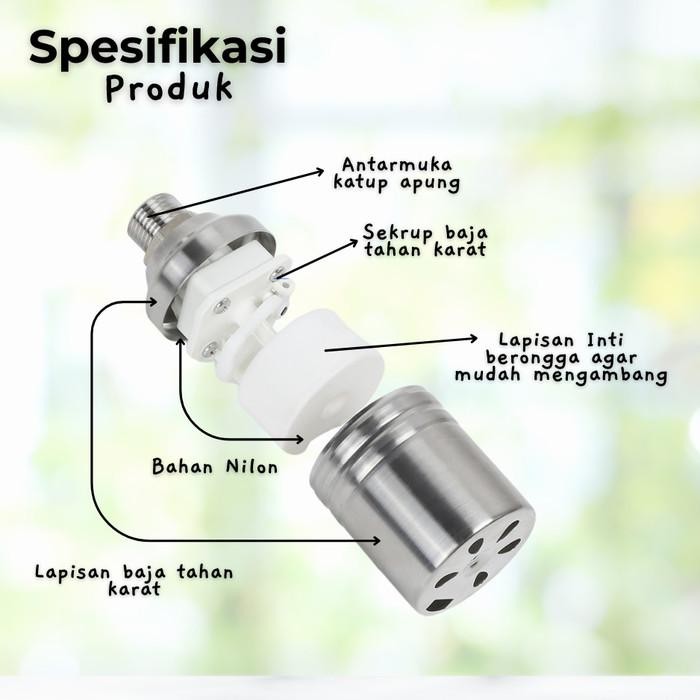 Kontrol Level Air Otomatis Tangki/Toren/Pompa/Pelampung Katup Apung