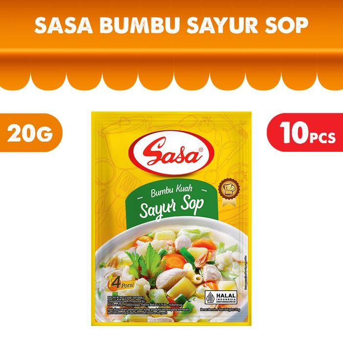 

SASA Sayur Sop 20g - 10 pcs