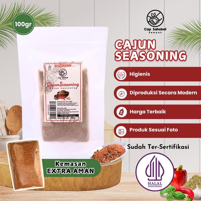 

100gr Bumbu Cajun / Cajun Seasoning/ Rempah JSR/ 100% PREMIUM QUALITY