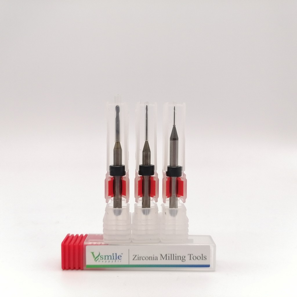 Dental Lab Cutters for CADCAM For Mill Zirconia Block DC DLC Coating