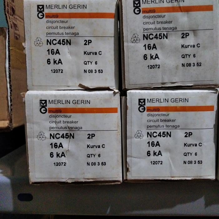 MCB NC45N 2P 16A MERLIN GERIN ( SCHNEIDER )