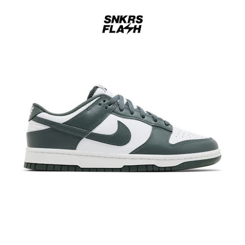 NIKE Dunk Low Retro White Vintage Green Sepatu Sneakers Pria - DV0833111 - Size 45