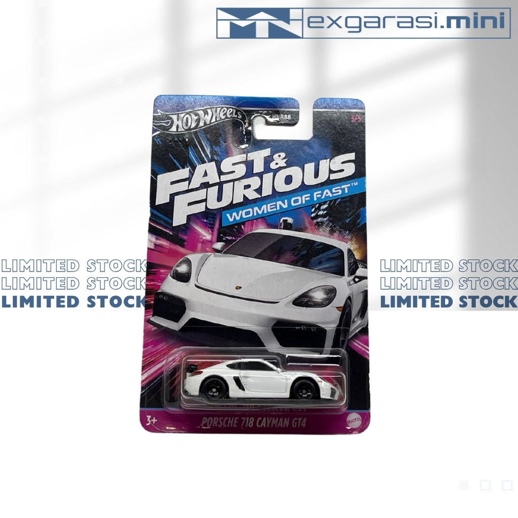 Hot Wheels Porsche 718 Cayman GT4 – White Women of Fast