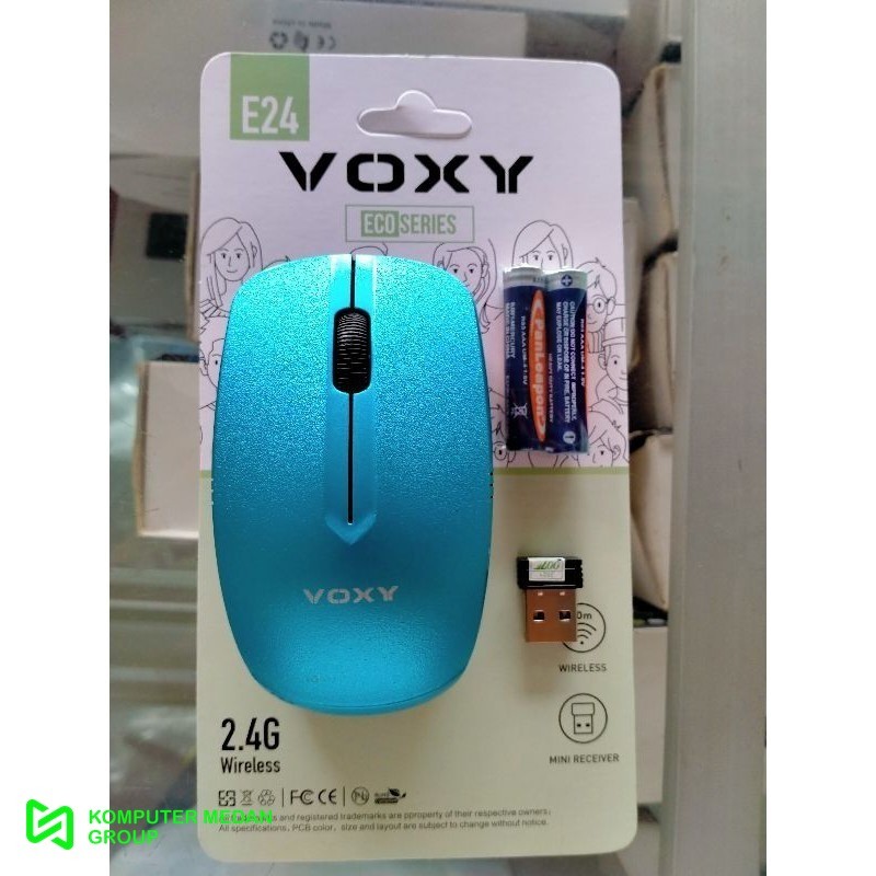 Mouse Tanpa Kabel Untuk Laptop Wireless Voxy E24