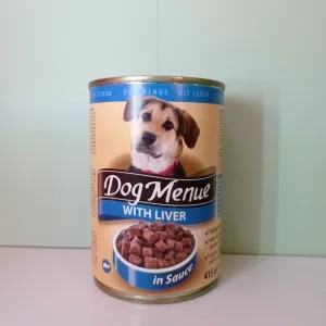 Dog Menue with Liver 415 gr