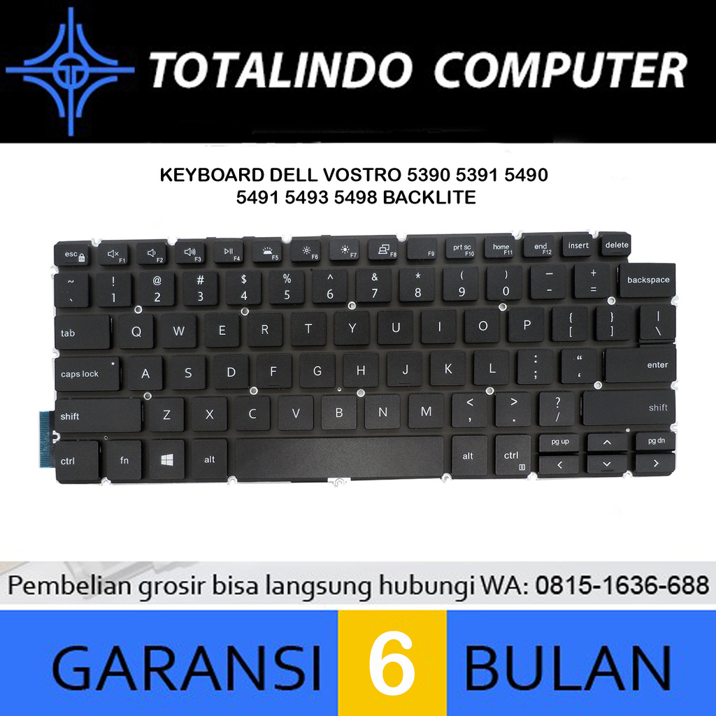 Keyboard Untuk Dell Vostro 539053915490 5491 5493 5498 Backlite