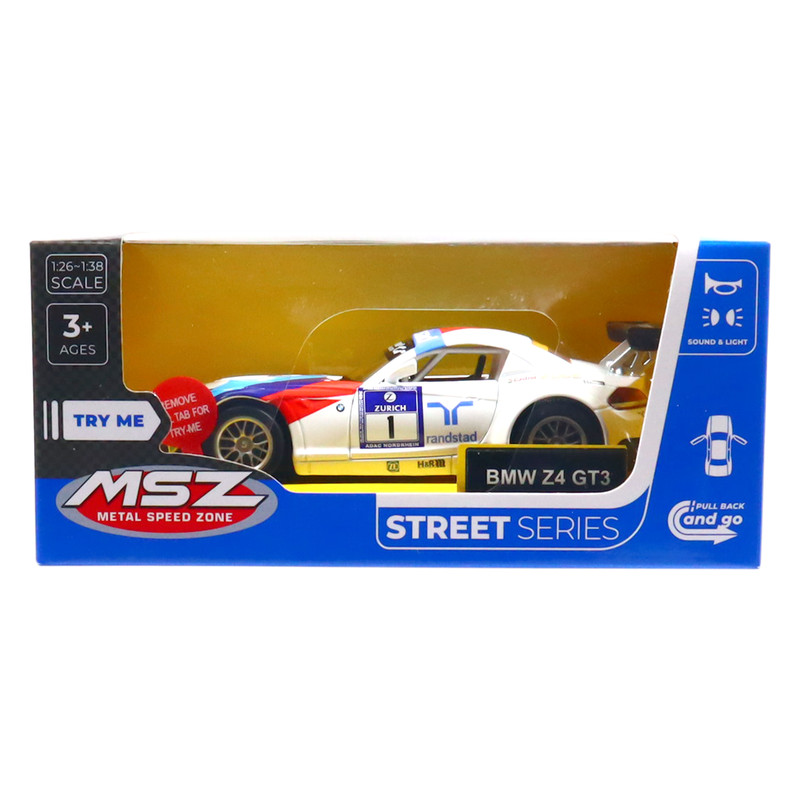 MSZ 1:32 BMW Z4 GT3 PB S&L - White