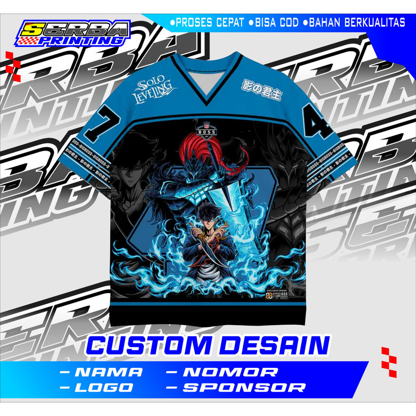 Jersey Futsal Custom Cotton Combed Full Printing Premium – Baju Kaos Lengan Pendek Desain Desain Beb