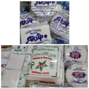 kulit pangsit rebus/goreng