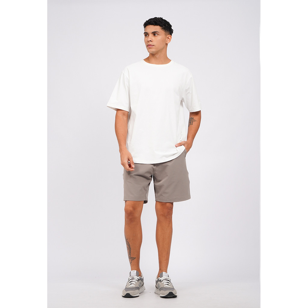 Executive 4-Way Stretch Active Short Pants Taupe