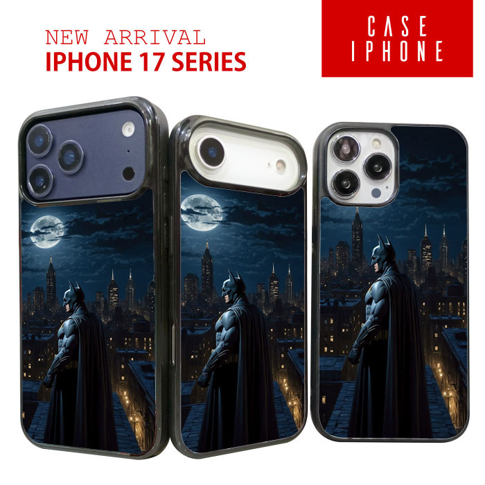 Case Casing TPU iPhone 17 16 15 14 13 12 11 XR XS Mini Plus Pro Max Air Batman RK293 Hybrid Case Rub