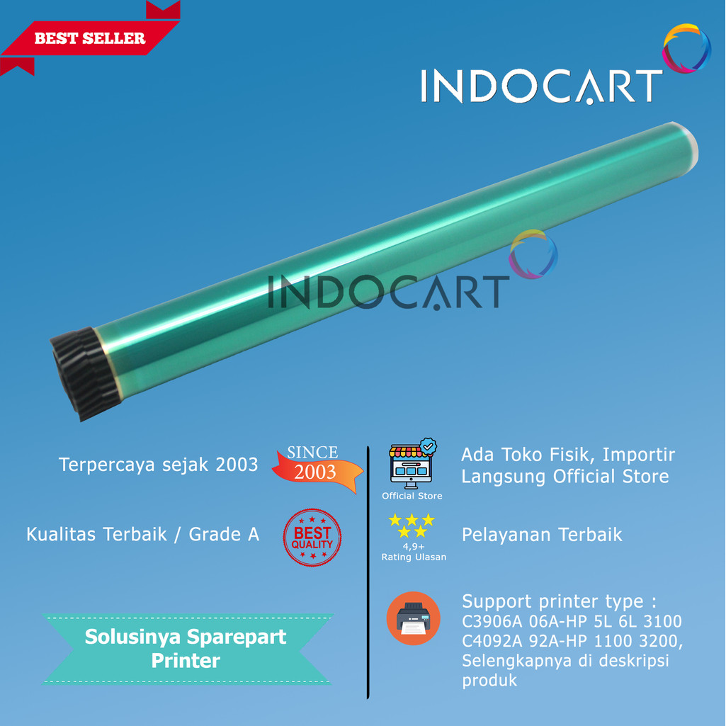 IndoCart OPC Drum Mitsubishi EP-22 FX3-Canon LBP 200 800 1120 L60 200 220 260 300 LC4000 4500 6000