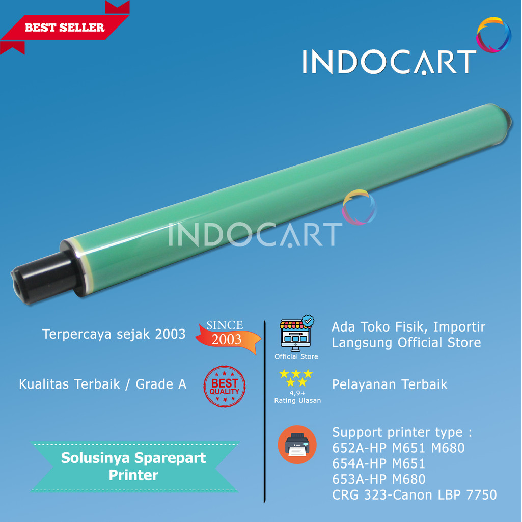 IndoCart OPC Drum XtraDurable CE260A 647A CE261A CE262A CE263A 648A-HP CP4020 CP4025 CP4520 CP4525