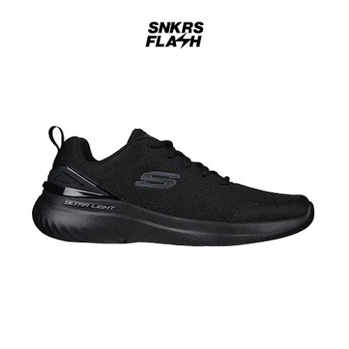 SKECHERS Sport Bounder 2 Black Sepatu Training Pria
