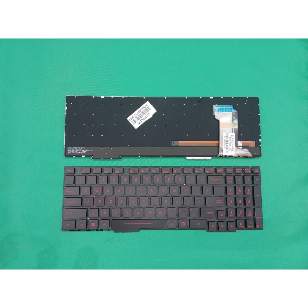 Keyboard Asus Rog Strix gl553 gl553v gl553vd gl55ve Backlite