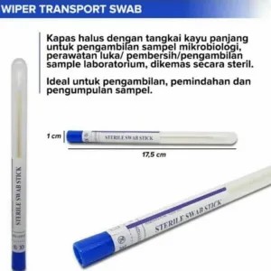 Nesco Transport Swab 1 pcs Nesco Cotton Swab Sterile Lidi Steril