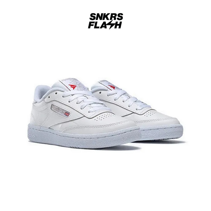 REEBOK Club C 85 Triple White Sepatu Sneakers Wanita - 100000015 - Size 37