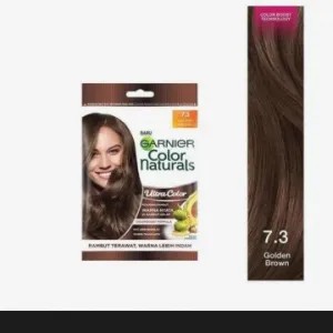 cat rambut garnier golden brown