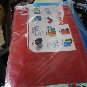 map kancing satu warna merah atau putih transparan
