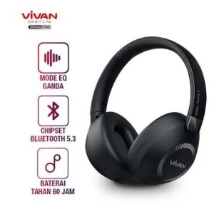 Headset Bando Wireless Bluetooth Vivan Liberty H200