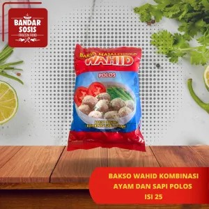 Bakso Wahid Kombinasi Ayam dan Sapi isi 25 pcs
