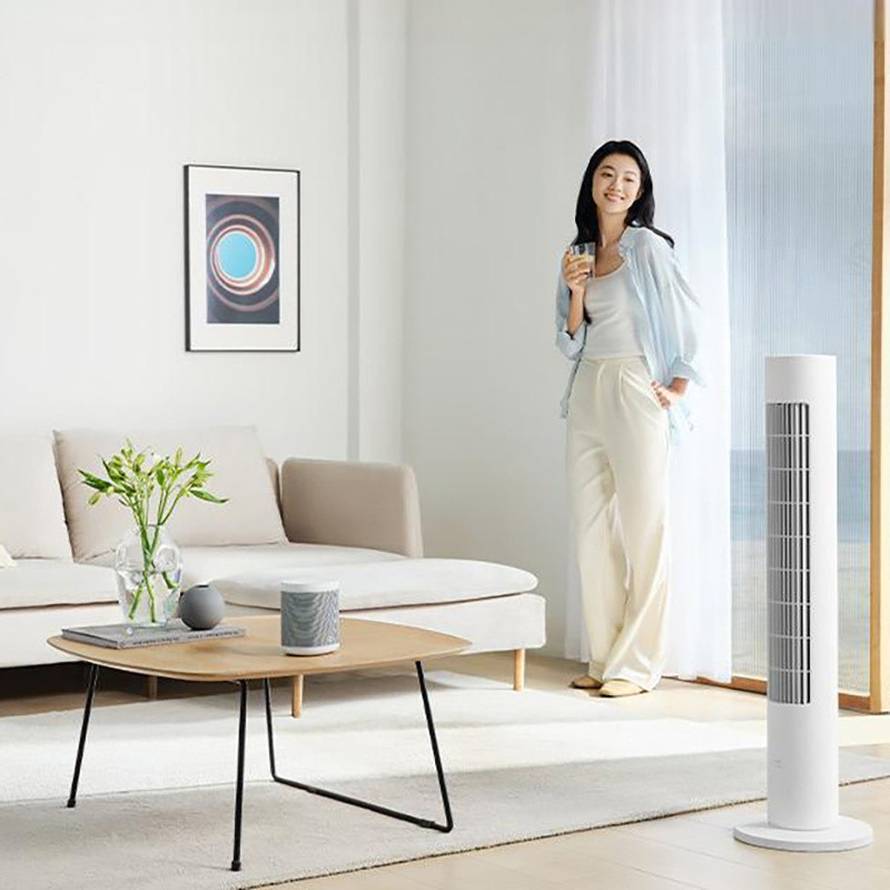 Xiaomi Mijia Kipas Angin Lantai Tower Fan Adjustable Smart App - BPTS02DM