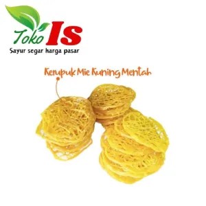 Kerupuk Mie Kuning Besar Mentah 250 Gram
