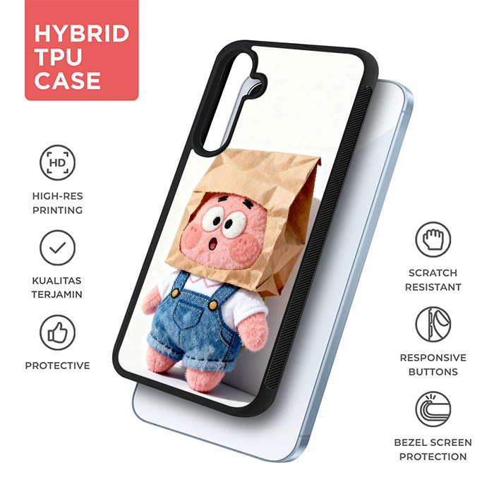 Patrick Star Cute AB4775 Casing HP Custom Hardcase Softcase Samsung Galaxy A22 A23 A24 A30 A31 A32 A