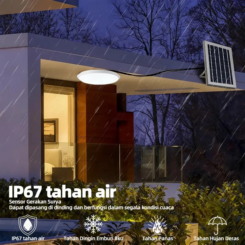 Lampu Sorot Surya 100W 100% Tenaga Surya