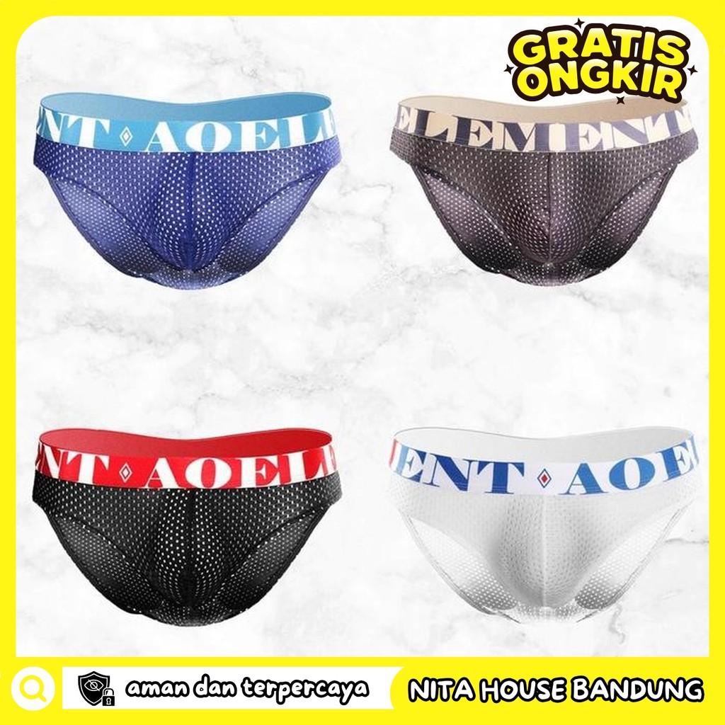 BRIEF CELANA DALAM PRIA AO184 PAKAIAN DALAM PRIA AOELEMENT PRIVASI AMAN