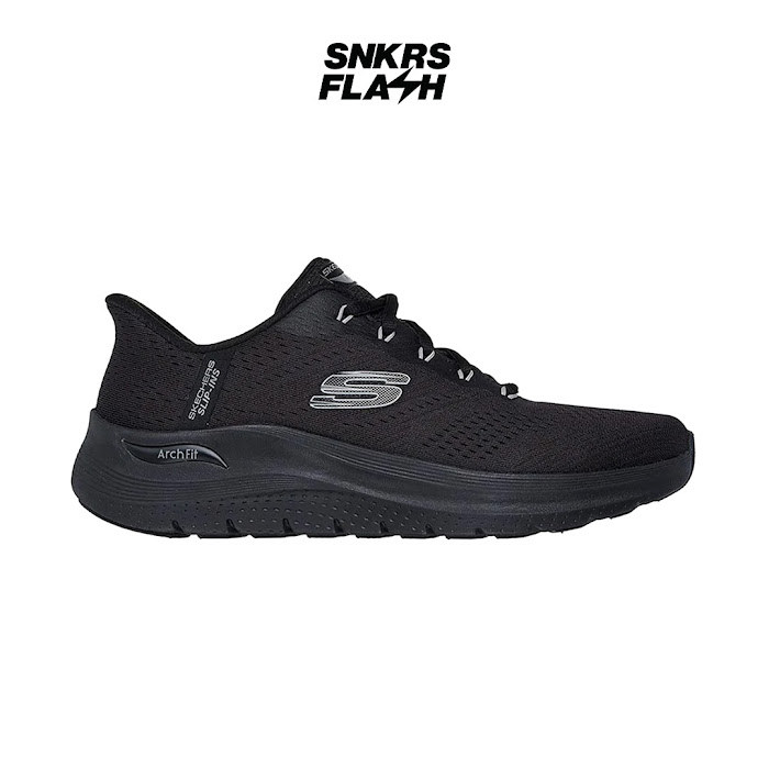 SKECHERS Sport Arch Fit 2 Triple Black Sepatu Training Pria - 232712BBK - Size 45