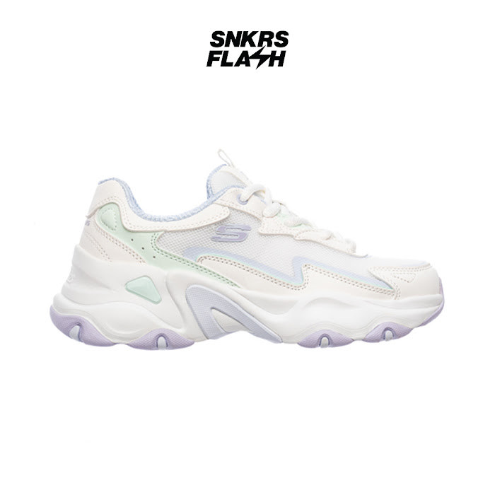 SKECHERS SPORT DLITES 5 WHITE - 150524WMLT - Size 40