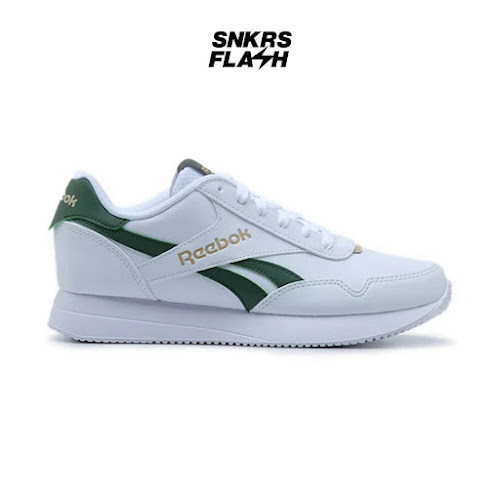 REEBOK JOGGER Lite White Green Sepatu Lari Unisex  - 100210041 - Size 37.5