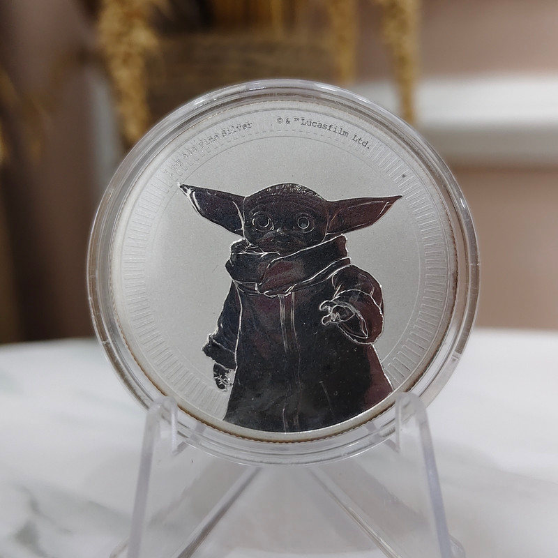 (Kolektor) Perak Silver 1oz Niue Starwars - Grogu (31.1gram)