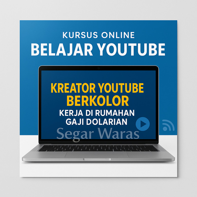 Kursus YouTube Terbaru Best Seller – Belajar Membuat Channel YouTube dari Nol hingga Profesional, St