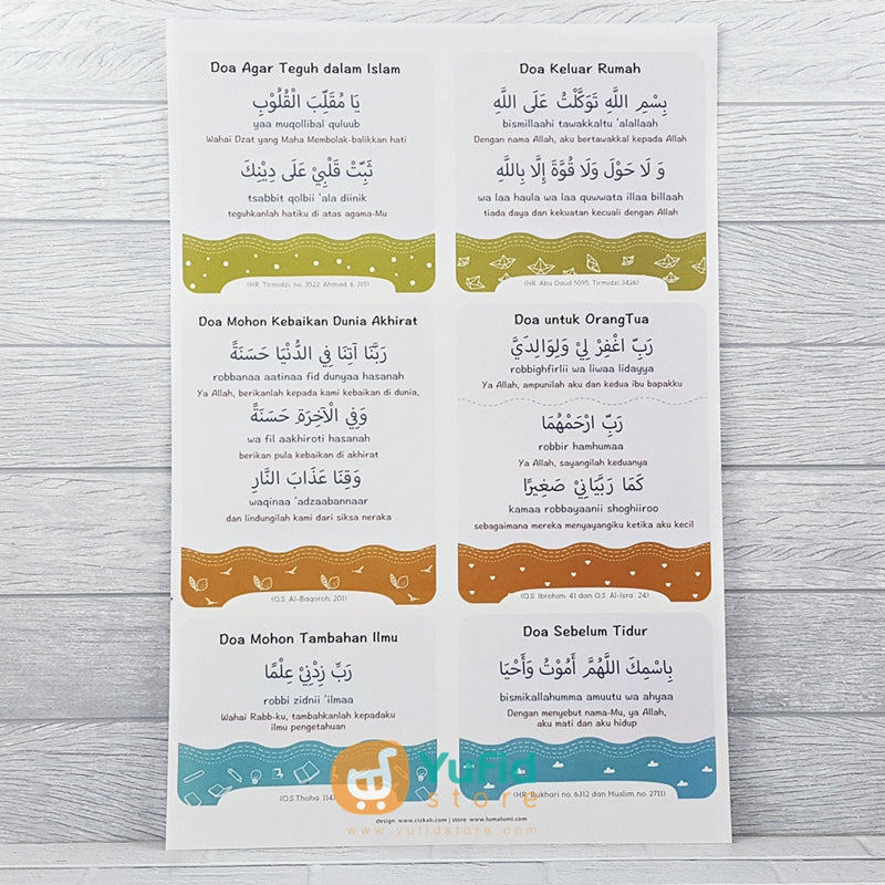 Poster Doa Sehari-Hari