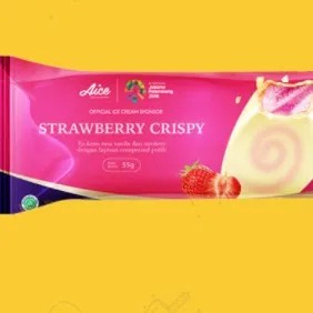 Aice Ice Cream Strawberry Crispy