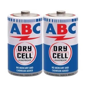 BATERAI - ABC BIRU : SIZE D R20S 2per pack